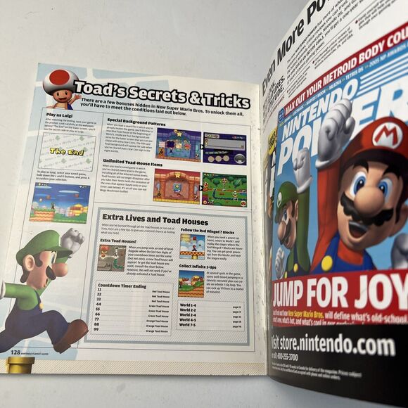 New Super Mario Bros Official Strategy Premiere Guide Book Nintendo Power DS - Picture 15 of 15